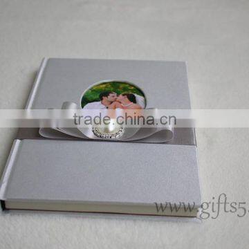 2016 new design recycable custom wedding guest book