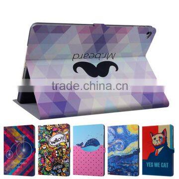 ODM OEM 3D print PU leather tablet case covers for ipad mini air pro 2 3 4 5 case