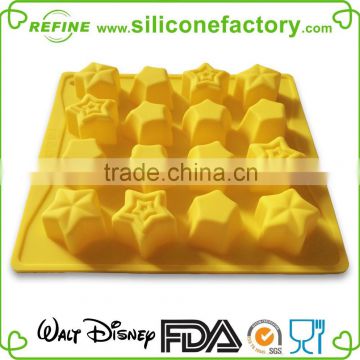 Hot selling! custom star shape platinum silicone ice block mold