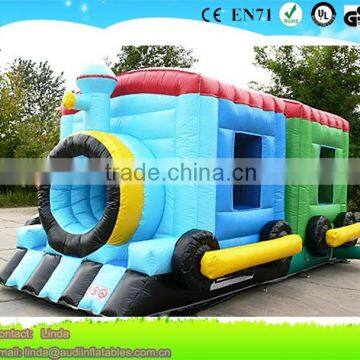 Commercial Inflatable Train Bouncer For Sale