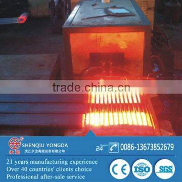 Steel forging induction heater molding