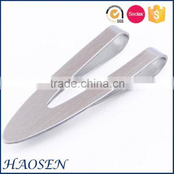 2016 Wholesale Stainless Steel Custom Mens Jewelry Mental Money Clip