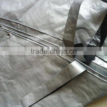 Sewing Reinforced & Rounded Waterproof Fabric pe Tarpaulin ,sewn pe Tarpaulin photo-2