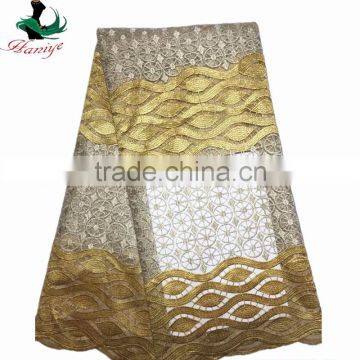 Latest Design China Supplier African Lace Fabrics 5 Yards ZZN21 photo-4