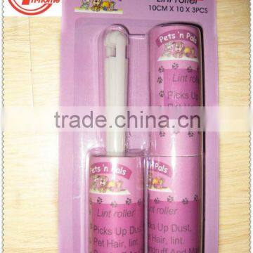 adhesive lint roller with refill