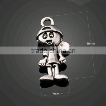 Cute Alloy Jewelry Accessories silver china wholesale boy charm pendant