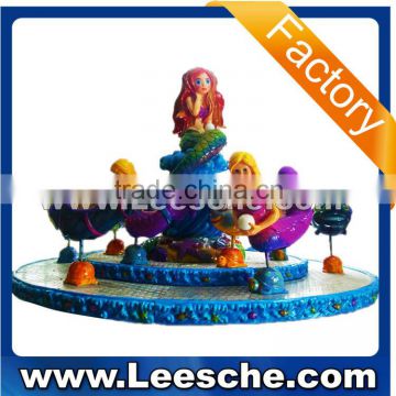 LSJN-200 The little mermaid carousel rides for sale merry go round carousel for kiddie ride SY0528