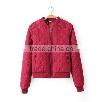 Fashion Women Down Zip Clothes Lady Girl Cotton Padding Padded Bulk Wholesale Jacket photo-4