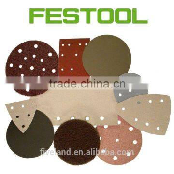 around with hole Abrasive polishing sanding hook and loop Discs