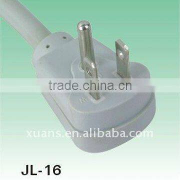 UL approval NEMA 5-15P right angle power plug JL-16