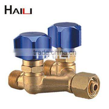 Blue Y-valve