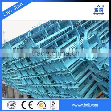 China supplier hot sale certified Q235 body steel conveyor brackets, roller frame