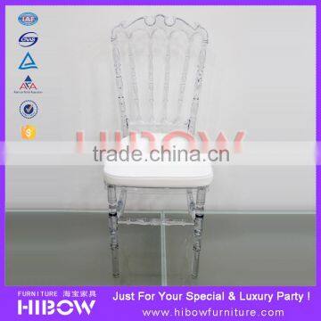 plexi glass chair, royal chair H009