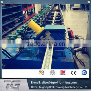 Customized solar photovoltaic bracket roll forming machine with online hole punching