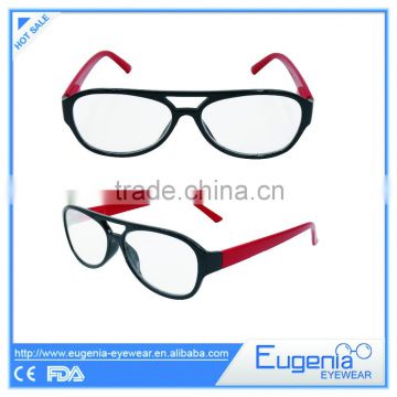 Promotional high quality fashion round style reading glasses