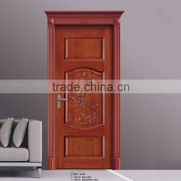Manually Unique Wood Carving Door Design for Hotel Room photo-5