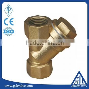 brass screwed y water strainer