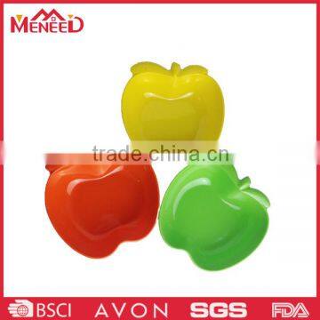 Apple shape colorful melamine candy dish