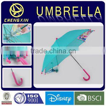 Hot sale high quality custom cartoon blue kids umbrella