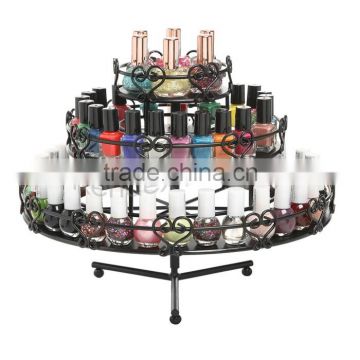 rotating nail polish display rack