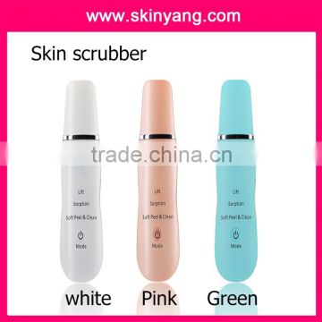 Pink and blue colour new Ultrasonic Skin Scrubber Beauty Machine Peel Facial Spa Salon Equipment For Men Or Female