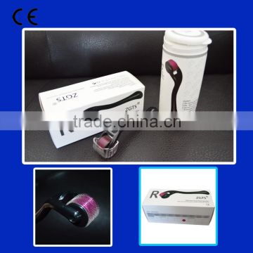 CE approved ZGTS 540 needles derma roller microneedling scar treatment massager support private label