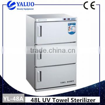 Hot 48 L UV Warmer Towel sterilizer for beauty salon use