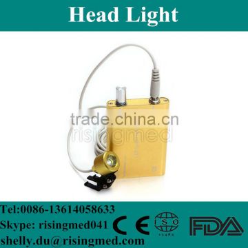 2016 Hot Sale Denshine Brand New Portable Golden LED Head Light Lamp for Dental Surgical Medical Binocular Loupe-Golden