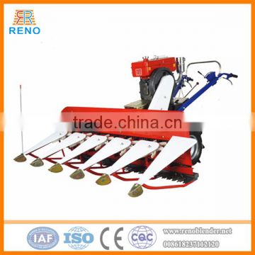 6hp tractor mini rice reaper harvester, paddy reaper cutter machinery price