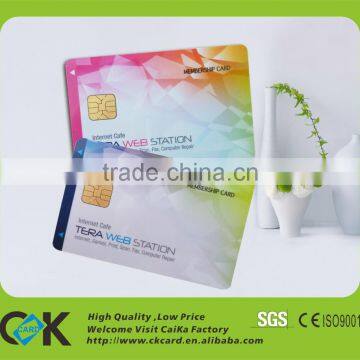 top quality plastic pvc material credit card size contact key card from China printing manufacturer