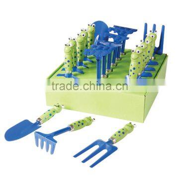 Kids mini garden hoe tool set for garden use low price