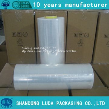 clear handmade PE packaging stretch wrap film