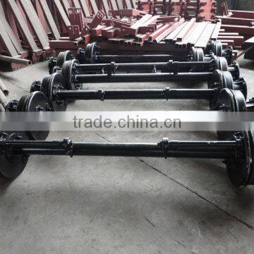 Leader Factory on Line Tandem Box Trailers/ Dump Container Trailer photo-2