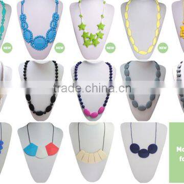 Kean original design silicone teething necklace wholesale