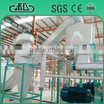 Hot sale small animal feed mill machinery with high efficiency