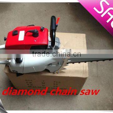 New Type High-performance Gasoline Chain Saw tools for cutting concrete diamond stone