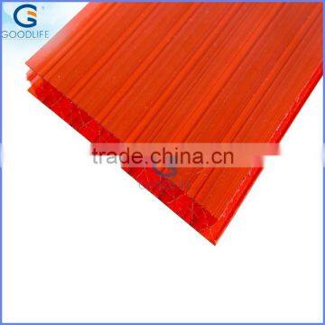 Zhong Shan GoodLife 100% Virgin Material From Bayer ASTM & UL in USA Approved Roofing of Coal Mine Transparent Hollow pc Sheet photo-3
