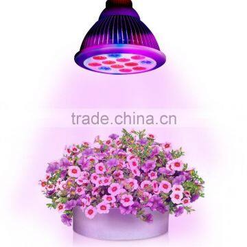Amazon Best Seller Hot Item 12W LED Growing Bulb for Indoor Garden Greenhouse and Hydroponic Aquatic,E27 3Bands photo-4