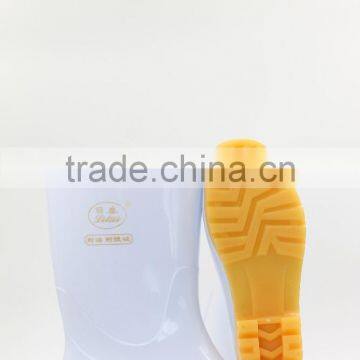 Ladies gumboots with custom printing pvc rain boots