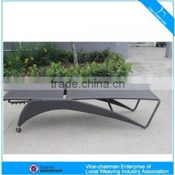 Elegant Outdoor Rattan Furniture Chaise Lounge Chair Sun Lounger photo-2