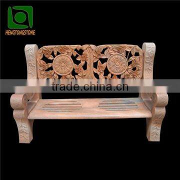 Natural Marble Park Bench Carving