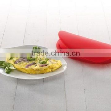 silicone omelette maker mold pan microwave use easy make delicious