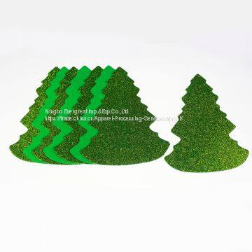 Glitter Chirstmas Tree Foam Sticker photo-2
