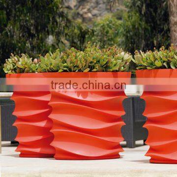 Modern Unique Roof Fiberglass Garden Planters Wholesale photo-5