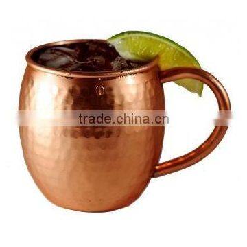 Manufacturer of 100% Pure Copper Hammered Mule Mugs/Supplier of Copper Mugs