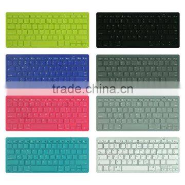 Hot sale colors available bluetooth wireless keyboard