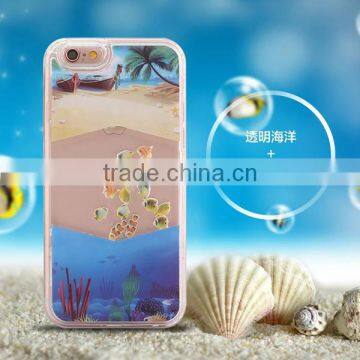 Quicksand aquarium fish PC phone case for iphone 6/6plus