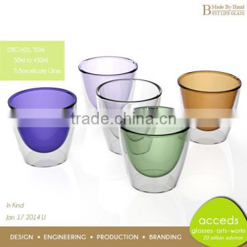 Temperature Controlled Color Cola Glass Cups