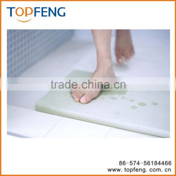 Soil diatomaceous earth bath mat