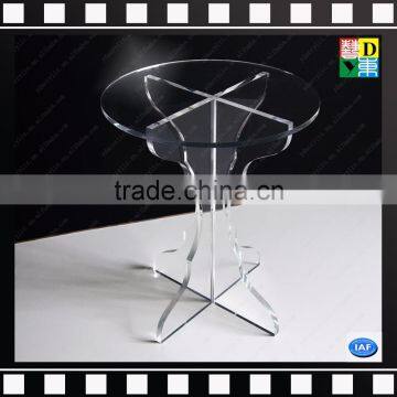 Cheap price round acrylic coffee table center table bedroom side table